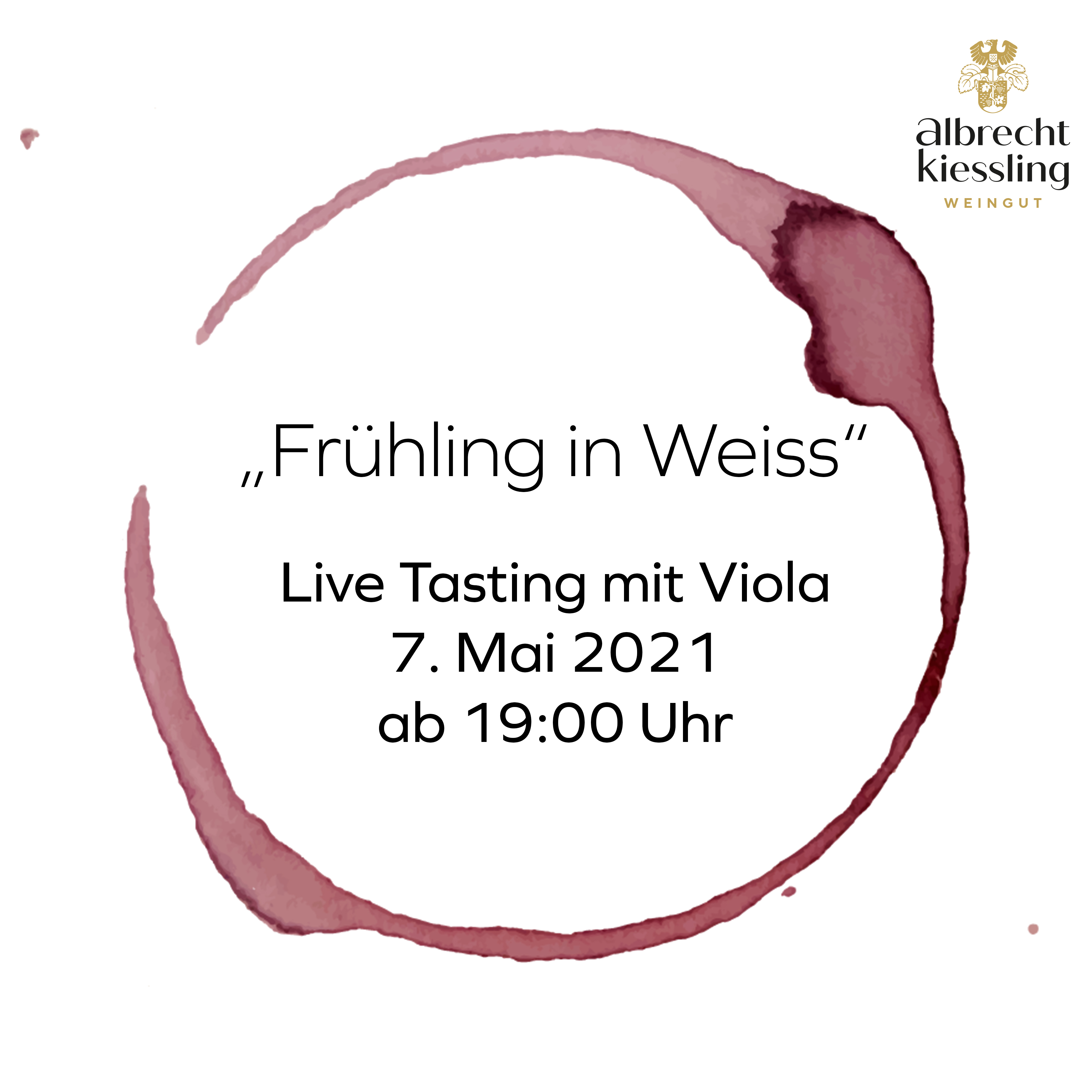 Live-Tasting mit Viola - Frühling Weiss