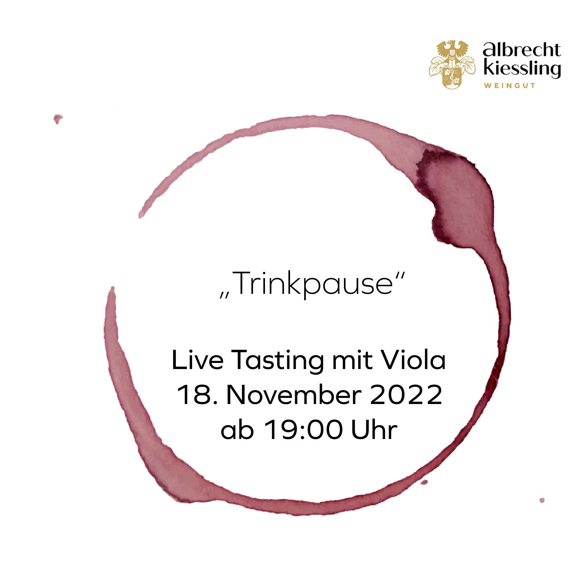 Live-Tasting mit Viola - TRINKPAUSE
